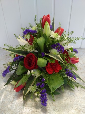 Posy - Red, Purple & White