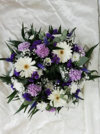 Wreath - Purple, Lilac & White