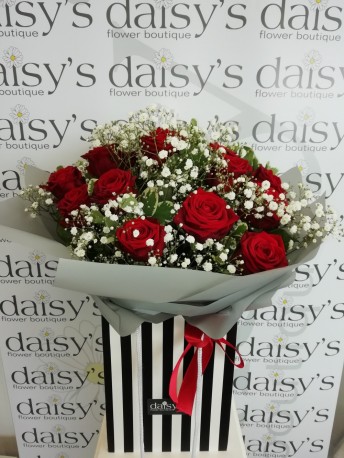 Dozen Luxury Red Roses