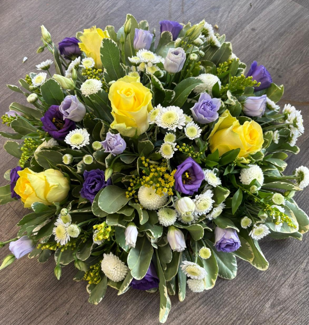 Posy Pad - Yellow & Purple