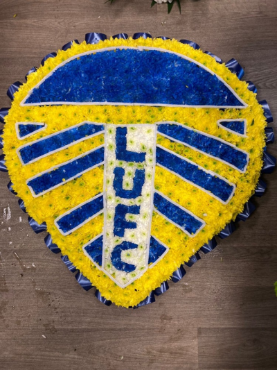 Leeds United Football Badge - A 2D Leeds United football badge designed from start to finish at Daisys.

We can create any badge in different sizes. Please contact us to discuss further