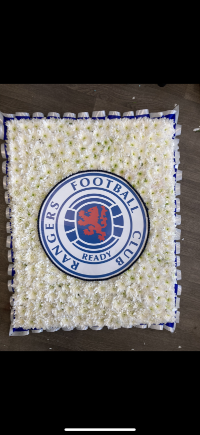 Rangers tribute - A rangers tribute with large badge Rangers tribute - A rangers tribute with large badge