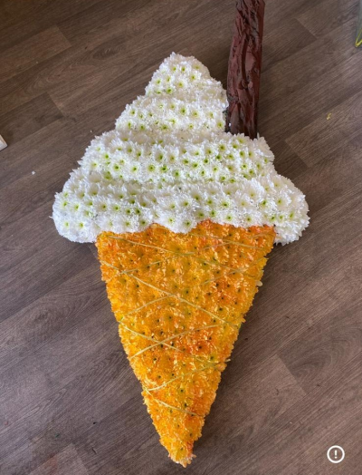 Ice cream - An 99 ice cream tribute with detailed cone and flake