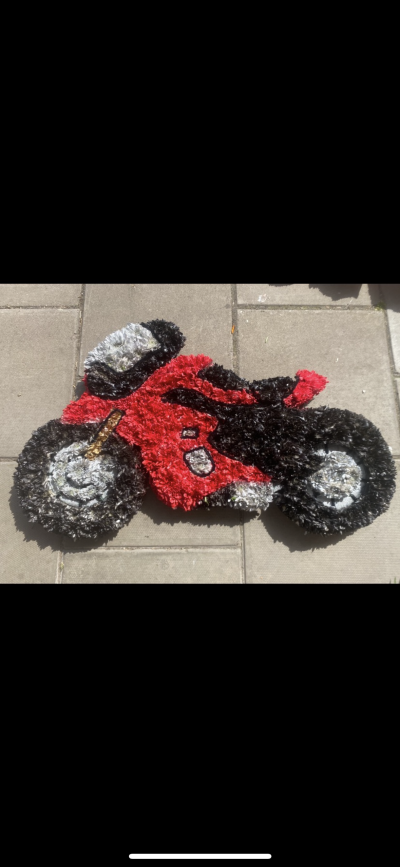 Motorbike - A red / black motorbike tribute Motorbike - A red / black motorbike tribute