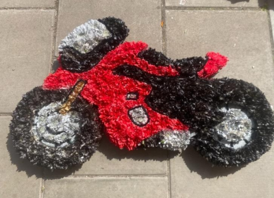 Motorbike - A red / black motorbike tribute