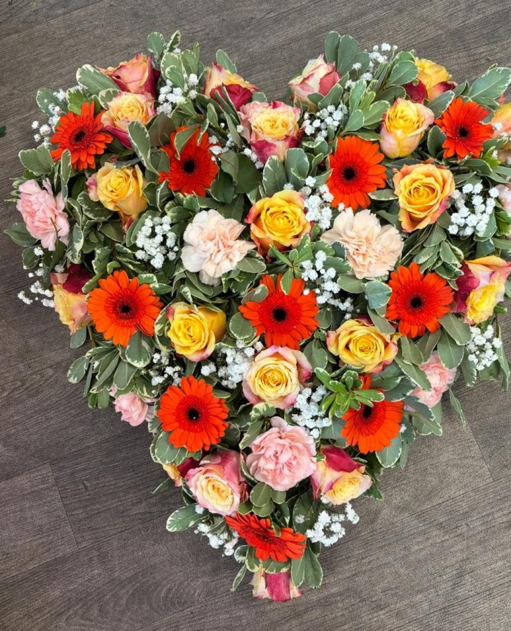 Autumnal full loose heart