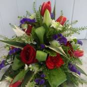 Posy - Red, Purple & White