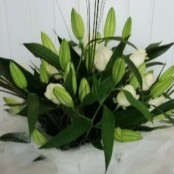 White Lillies & Roses