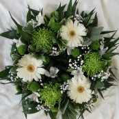 White & Green Wreath