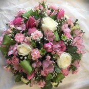 Posy Pad - Pink & White